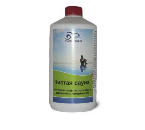 Чистая сауна жидкое средство с акт. кислородом для деревянных поверхностей  1 л ., Chemoform