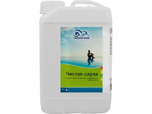 Чистая сауна жидкое средство с акт. кислородом для деревянных поверхностей 10 л., Chemoform