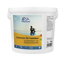 Кемохлор-СН быстрорастворимый гипохлорит кальция (хлор 70% ) в таблетках 20гр.,  5 кг, Chemoform