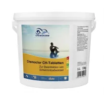 Кемохлор-СН быстрорастворимый гипохлорит кальция (хлор 70% ) в таблетках 20гр.,  5 кг, Chemoform