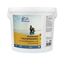Кемохлор-Т быстрорастворимый стабилизированный хлор 50% в таблетках 20гр.,  5 кг, Chemoform
