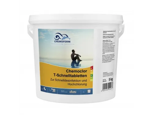 Кемохлор-Т быстрорастворимый стабилизированный хлор 50% в таблетках 20гр.,  5 кг, Chemoform