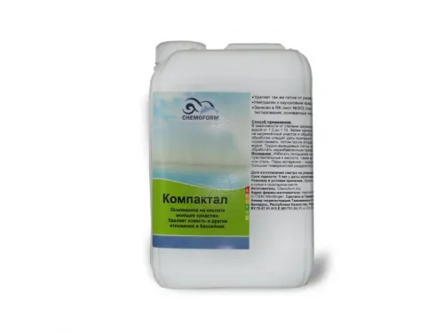 Компактал жидкое средство на основе кислоты  для чистки поверхностей  10 л., Chemoform