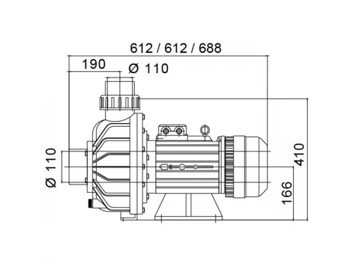 Насос (48 м3/ч, 4.75 кВт/ч, 380В) Pool King BTP-4000B2