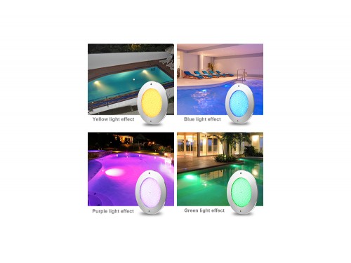 Прожектор  встраиваемый из нерж. стали (25Вт/12В) LED RGB с пультом Tadpole JKD-YC260-SP