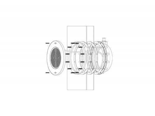 Прожектор из нерж.стали (18Вт/12В) (универсал.) LED White WAKING HJ-RC-SS270-ABSV