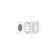 Прожектор из нерж.стали (18Вт/12В) (универсал.) LED White WAKING HJ-RC-SS270-ABSV