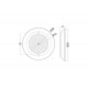 Прожектор накл.(с адаптером) из нерж.стали (18Вт/12В) LED White WAKING HJ-WM-SS200-FGV