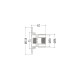 Прожектор накл.(с адаптером) из нерж.стали (35Вт/12В) LED White WAKING HJ-WM-SS270-FGV