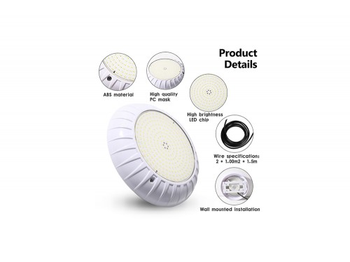 Прожектор накладной (25Вт/12В) LED Warm white Tadpole JKD-YC220-AP