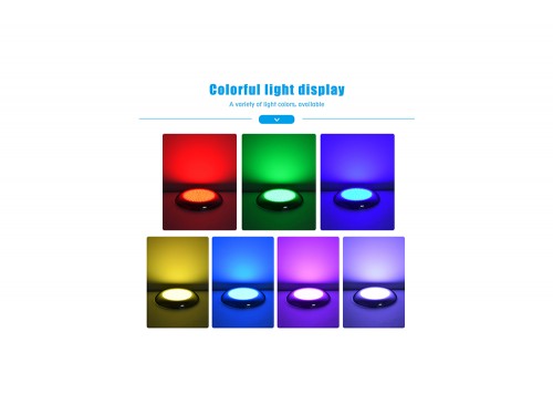 Прожектор накладной из нерж. стали (25Вт/12В) LED RGB с пультом Tadpole JKD-YC260-2SP