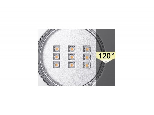 Прожектор встр.из нерж.стали 1 1/2 (18Вт/12В) LED RGB WAKING HJ-FG-SS100 -1,5