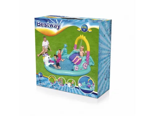 Игровой центр Bestway 53097 (274х198х137 см) Волшебный единорог