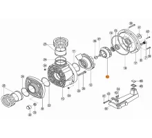 Крыльчатка насоса KAP-450 Kripsol RKA 136.A/RBH0007.15R/RPUM0013.18R