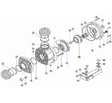 Крыльчатка насоса KAP-450 Kripsol RKA 136.A/RBH0007.15R/RPUM0013.18R