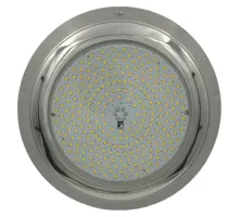 Прожектор светодиодный 50Вт Gemas SlimLED-INOX Daylight 252мм 12В оправа н/с (универсал) (052141SS)