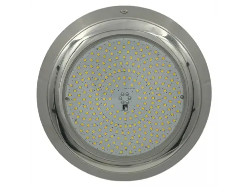 Прожектор светодиодный 50Вт Gemas SlimLED-INOX Daylight 252мм 12В оправа н/с (универсал) (052141SS)