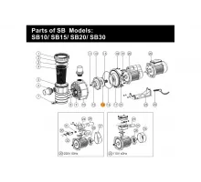 Крыльчатка насоса SB15 Emaux  01311005
