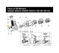 Корпус насоса SS Emaux (031105/01021064/E020304)