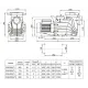 Насос (39.8 м3/ч, 2.2 кВт/ч, 380В) Mayer Schwimmbad SGE300T