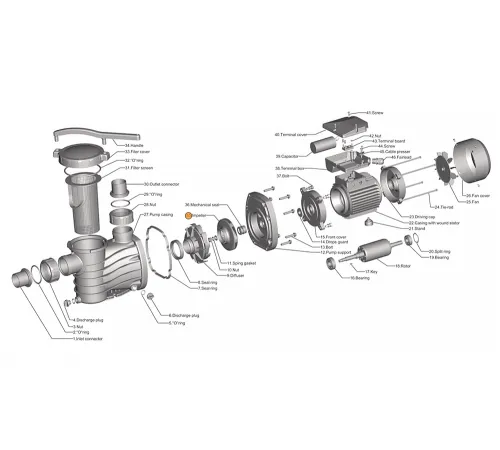 Рабочее колесо насоса HFC 452 Happy Pump