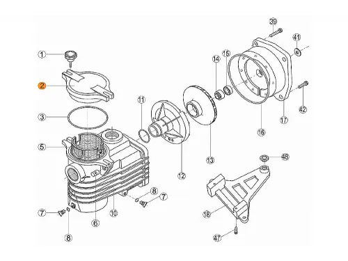 Крышка префильтра насоса ОК Kripsol ROK 020.A/RPUM0002.01R