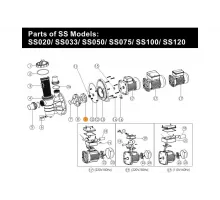 Крыльчатка насоса SS 99"13.3 Emaux (0304214) к SS100  01311019