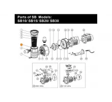 Корпус префильтра насоса SB Emaux 89021305/01021009/Е021305