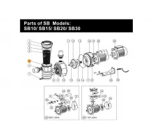 Корпус префильтра насоса SB Emaux 89021305/01021009/Е021305