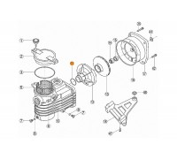 Прокладка-кольцо диффузора насоса OK Kripsol ROK 110.A/RPUM0011.01R/RBH0012.01R