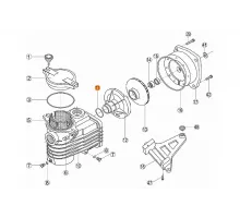 Прокладка-кольцо диффузора насоса OK Kripsol ROK 110.A/RPUM0011.01R/RBH0012.01R