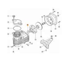 Прокладка-кольцо диффузора насоса OK Kripsol ROK 110.A/RPUM0011.01R/RBH0012.01R