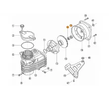 Сальник (из 2-х ч.) насоса ОК, KS Kripsol RKS 200.A/RPUM1415.01R