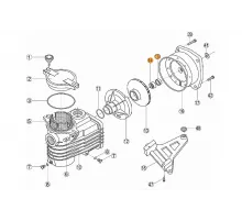 Сальник (из 2-х ч.) насоса ОК, KS Kripsol RKS 200.A/RPUM1415.01R