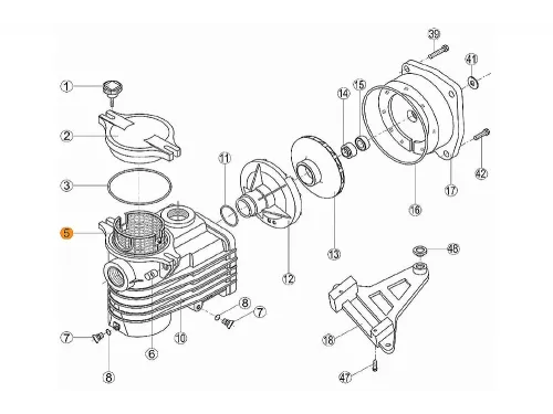 Фильтр грубой очистки насоса OK Kripsol ROK 050.A/RBH0003.01R/RPUM0005.01R