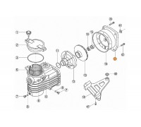 Крышка задняя (фланец) насоса OK Kripsol ROK 170.A/RBH0008.01R/RPUM0017.01R