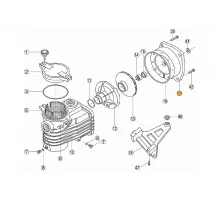 Крышка задняя (фланец) насоса OK Kripsol ROK 170.A/RBH0008.01R/RPUM0017.01R