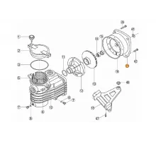 Крышка задняя (фланец) насоса OK Kripsol ROK 170.A/RBH0008.01R/RPUM0017.01R