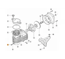 Винт сливной префильтра насосов OK,NK,KS,KAP с прокладкой Kripsol RKS 195.A/7