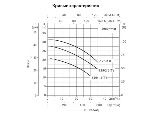 Насос (25 м3/ч, 2.2 кВт/ч, 220В) Mayer Schwimmbad CA65-40-125/2.2