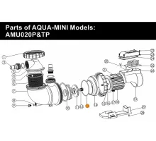 Прокладка крышки задней (фланца) насоса AQUA-MINI Emaux (02020011)