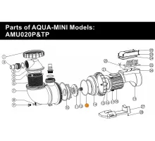 Прокладка крышки задней (фланца) насоса AQUA-MINI Emaux (02020011)