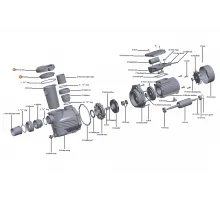 Муфта с крышкой префильтра насоса HFC 02 ( компл.) Happy Pump