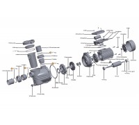 Прокладка-кольцо адаптера муфты d50 насоса HFC 02 (40х3,5) Happy Pump
