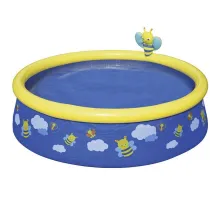 Надувной бассейн Bestway 57326 Пчелки (152x38 см) с разбрызгивателем