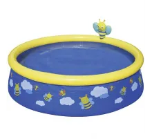 Надувной бассейн Bestway 57326 Пчелки (152x38 см) с разбрызгивателем