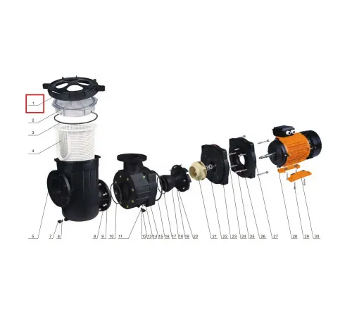 Гайка крышки префильтра насоса Aquaviva AVP серии