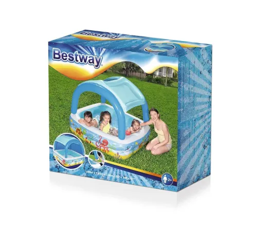 Детский надувной бассейн Bestway 52192 (140х140х114 см)
