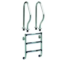 Лестница 4 ступени AML SP с поручнями 42х1,2мм AISI 304 (SP-415)