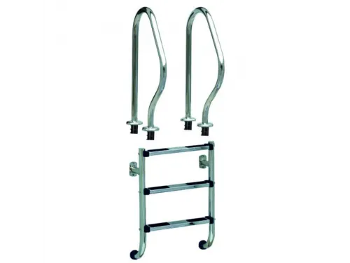 Лестница 5 ступеней AML SP с поручнями 42х1,2мм AISI 304 (SP-515)